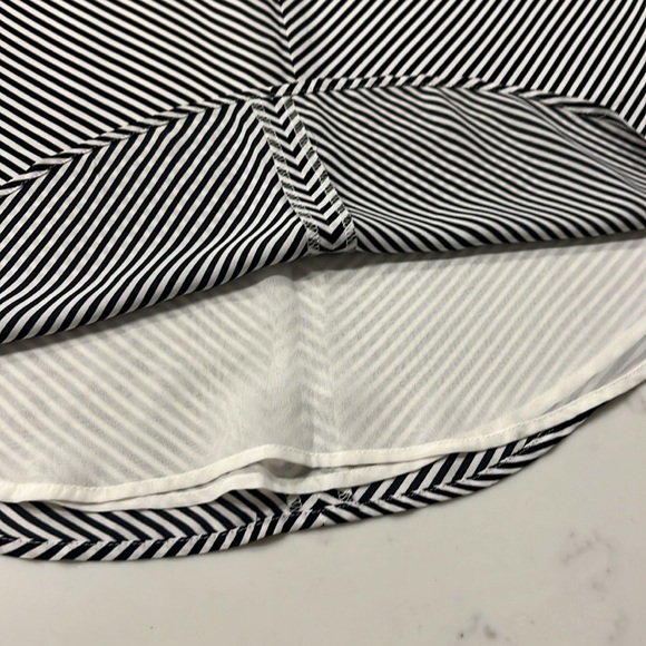 LOFT Asymmetric Stripe Racerback Blouse - Picture 5 of 5